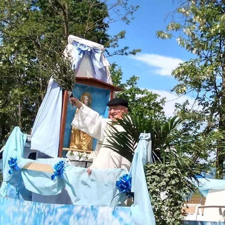 L'immagine della Madonna delle Cendrole per le vie di Riese