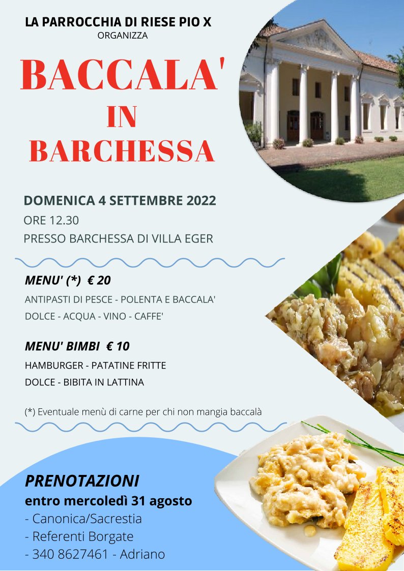 Baccala In Barchessa 2022