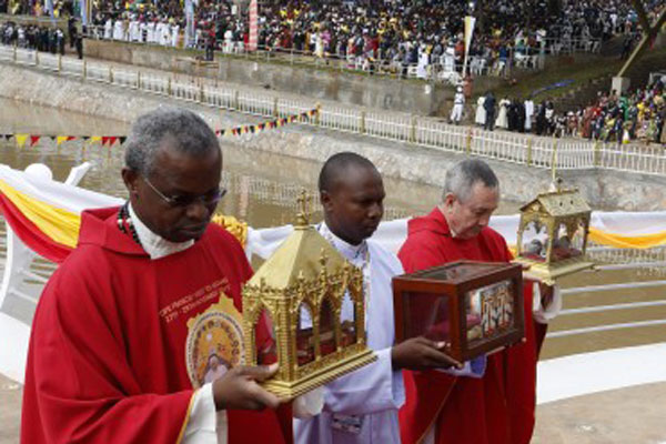 Relics of Uganda martyrs
