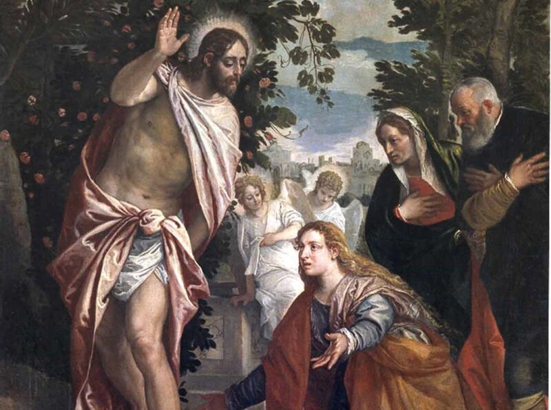 Santa Maria Maddalena TV Noli me tangere scuola del Veronese 800x596