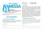 Testata foglietto della Messa