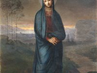 Maria Addolorata, copia di dipinto del Perugino, eseguita da FMM nel l1910.