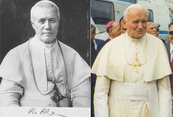 San Pio X e Giovanni Paolo II