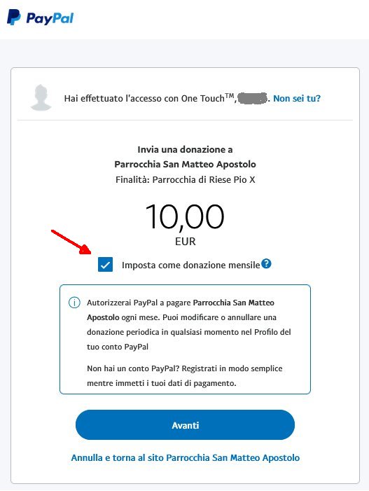 Paypal recurring payment