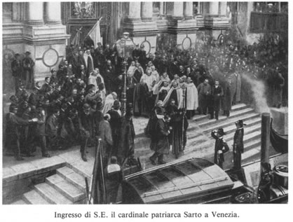Ingresso Cardinal Sarto a Venezia
