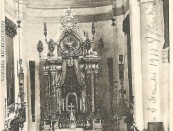 Altare Santuario di Cendrole nel 1917