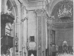 Interno Chiesa Parrocchiale ai tempi di Giuseppe Sarto