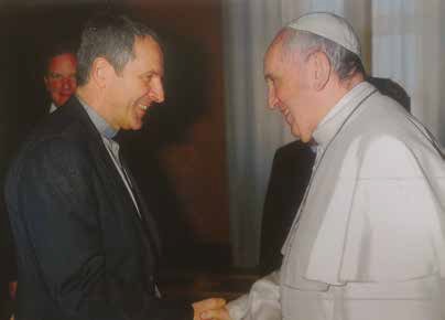 don armando pasqualotto con papa francesco